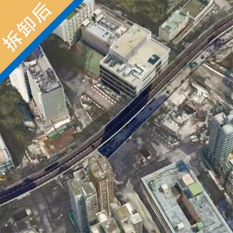 九龍油麻地加士居道改造現有的CRF